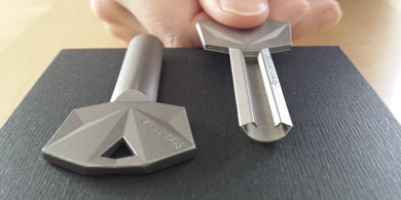 The Stealth Key – Secure against 3D scanning and printing