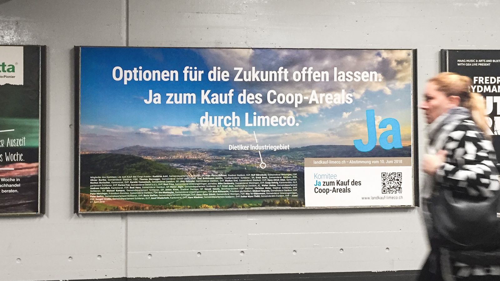 Kampagne Fürs Limmatfeld in den Gemeinderat