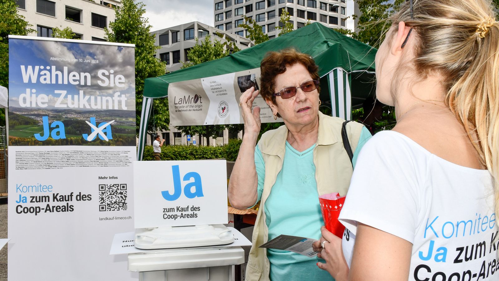 Kampagne Fürs Limmatfeld in den Gemeinderat